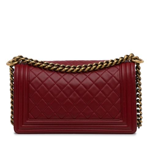 Chanel Medium Lambskin Boy Flap Bag