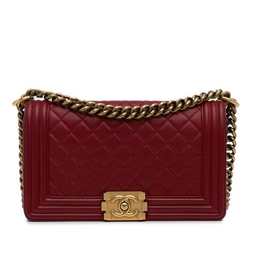 Chanel Medium Lambskin Boy Flap Bag