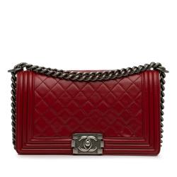 Chanel Medium Lambskin Boy Flap Bag