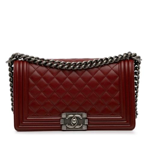 Chanel Medium Lambskin Boy Flap