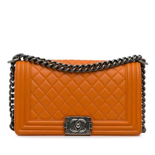 Chanel Medium Lambskin Boy Flap