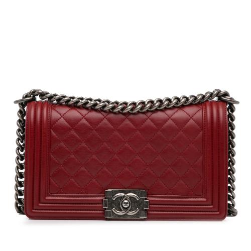 Chanel Medium Lambskin Boy Flap