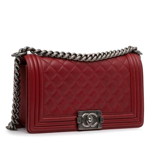 Chanel Medium Lambskin Boy Flap