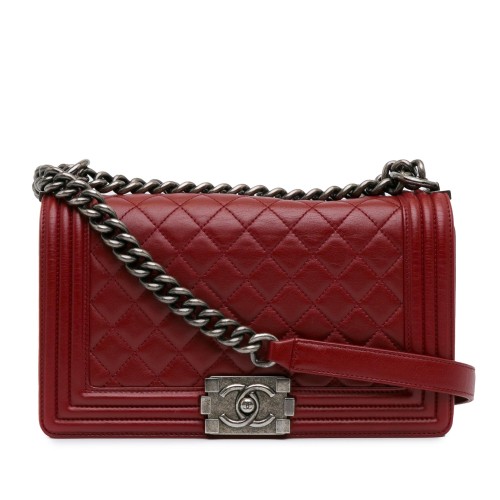 Chanel Medium Lambskin Boy Flap