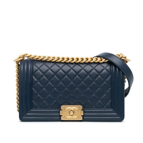 Chanel Medium Lambskin Boy Flap