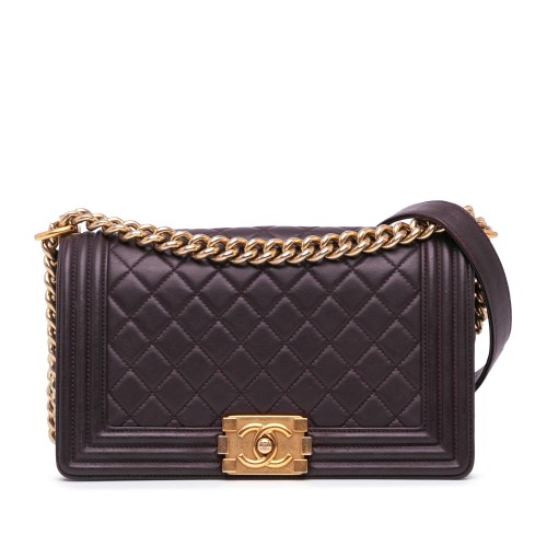 Chanel Medium Lambskin Boy Flap