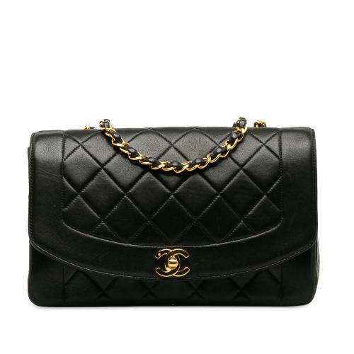 Chanel Medium Lambskin Diana Flap