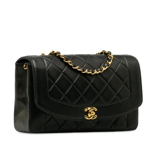 Chanel Medium Lambskin Diana Flap