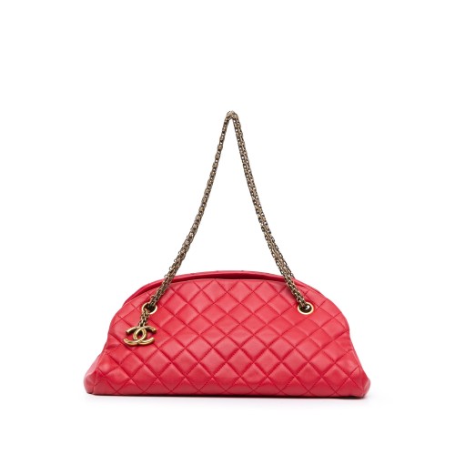 Chanel Medium Lambskin Just Mademoiselle Shoulder Bag