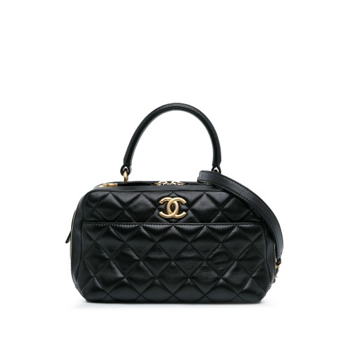 Chanel Medium Lambskin Trendy CC Bowling Bag