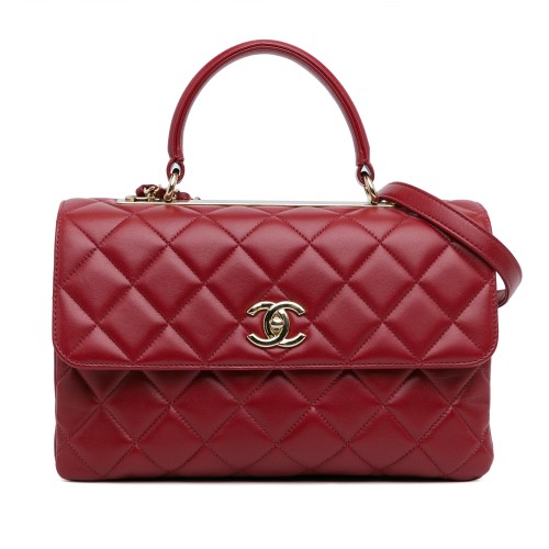 Chanel Medium Lambskin Trendy CC Top Handle Bag