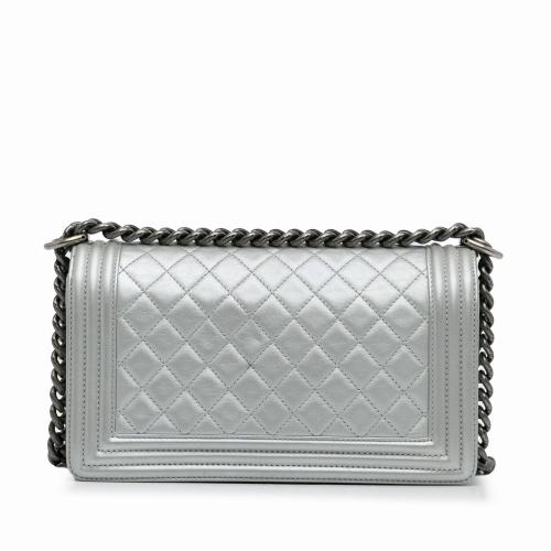 Chanel Medium Metallic Boy Flap