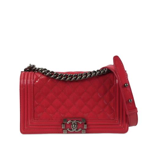 Chanel Medium Patent Boy Flap