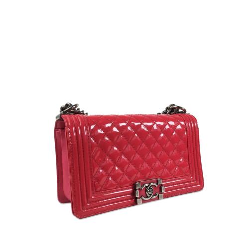 Chanel Medium Patent Boy Flap