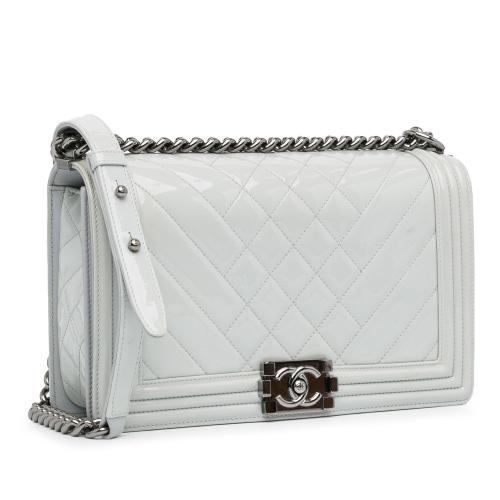 Chanel Medium Patent Boy Flap