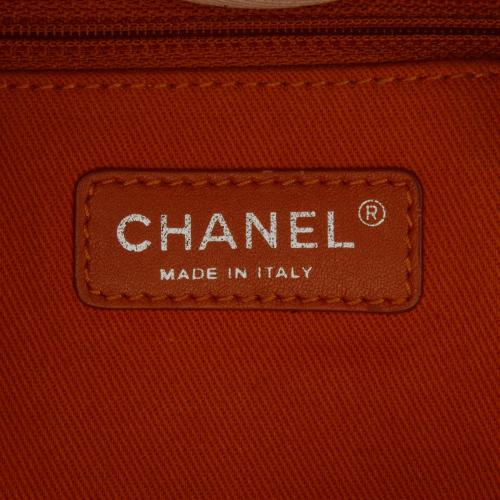 Chanel Medium Raffia Deauville Satchel