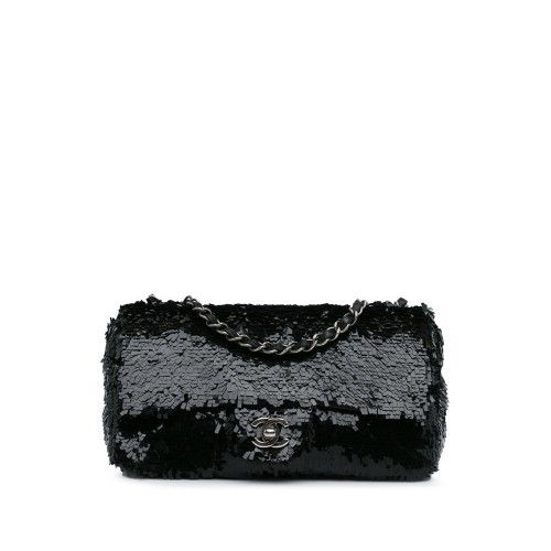 Chanel Medium Sequins Single Flap