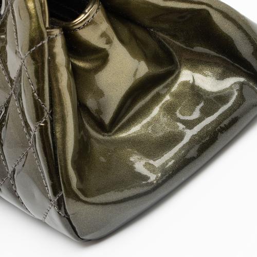 Chanel Metallic Patent Leather Just Mademoiselle Bowler Bag