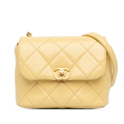 Chanel Mini CC Quilted Caviar Flap