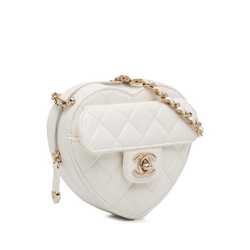 Chanel Mini CC in Love Heart Crossbody