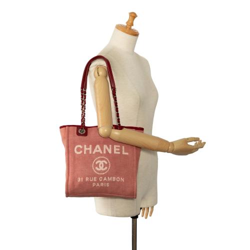 Chanel Mini Canvas Deauville Tote