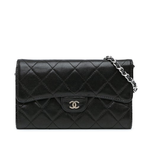 Chanel Mini Classic Caviar Flap Wallet on Chain