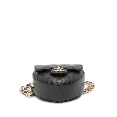 Chanel Mini Lambskin CC in Love Heart Belt Bag