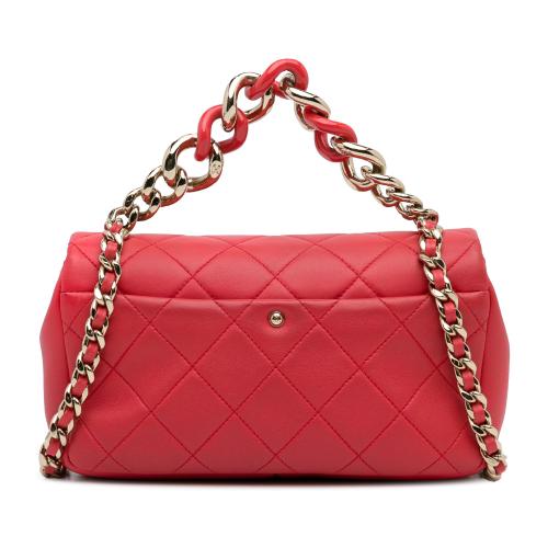 Chanel Mini Lambskin Elegant Chain Single Flap