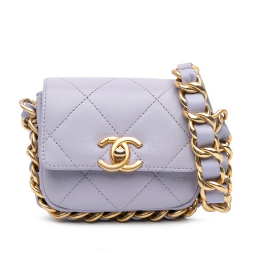 Chanel Mini Quilted Calfskin Framing Chain Flap