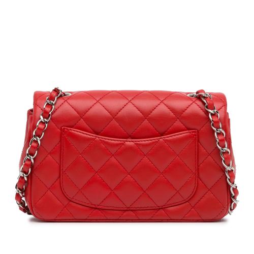 Chanel Mini Rectangular Classic Lambskin Single Flap