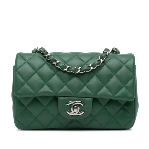 Chanel Mini Rectangular Classic Lambskin Single Flap