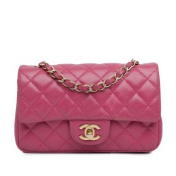 Chanel Mini Rectangular Classic Lambskin Single Flap