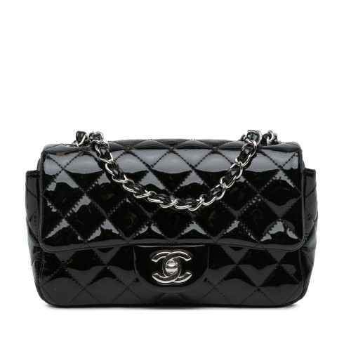 Chanel Mini Rectangular Classic Patent Single Flap