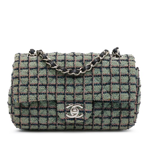 Chanel Mini Rectangular Classic Tweed Flap