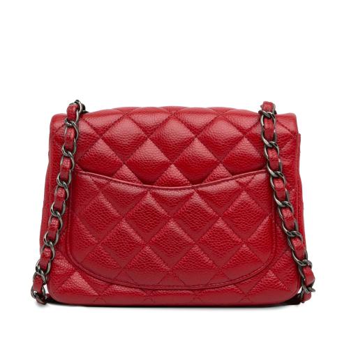 Chanel Mini Square Classic Caviar Single Flap