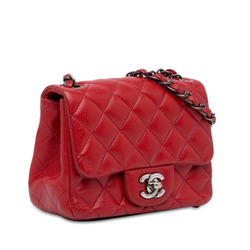 Chanel Mini Square Classic Caviar Single Flap