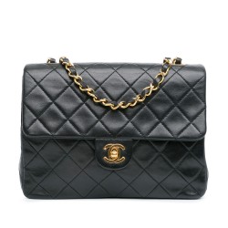 Chanel Mini Square Classic Lambskin Leather Single Flap Bag