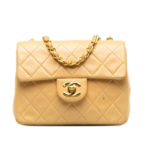 Chanel Mini Square Classic Lambskin Single Flap