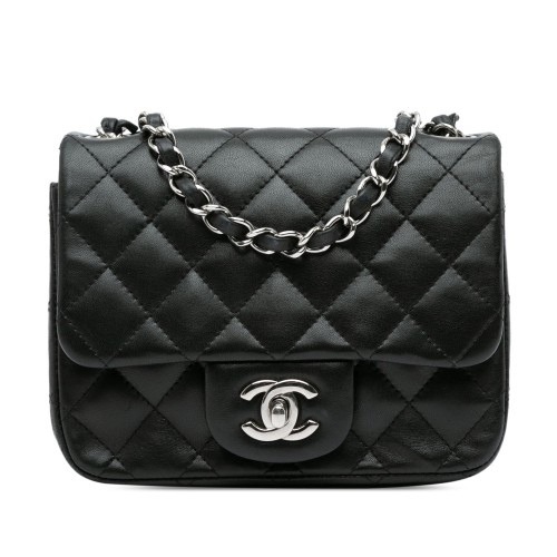 Chanel Mini Square Classic Lambskin Single Flap