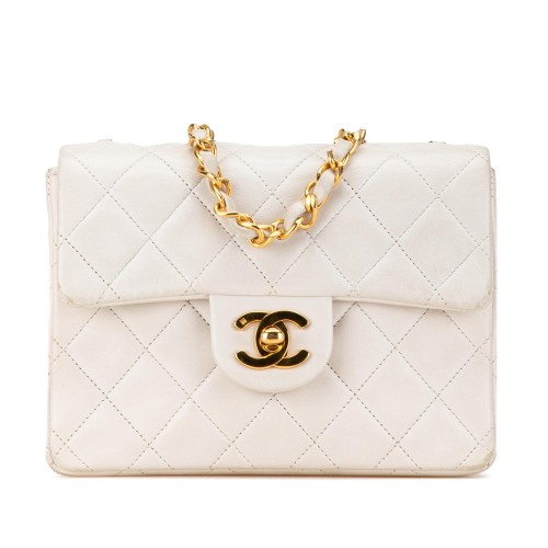 Chanel Mini Square Classic Lambskin Single Flap