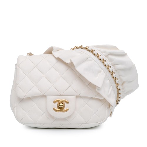 Chanel Mini Square Lambskin Romance Single Flap