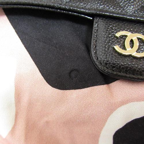 Chanel Nylon Graffiti Foldable Shopping Tote in Caviar Flap