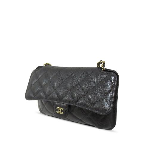 Chanel Nylon Graffiti Foldable Shopping Tote in Caviar Flap