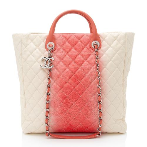 Chanel Ombre Caviar Leather Shopping Tote