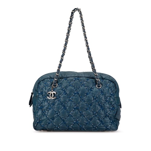 Chanel Paris-Byzance Nylon Tweed On Stitch Shoulder Bag