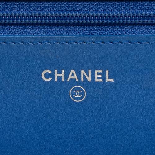 Chanel Patent Leather Boy Wallet on Chain