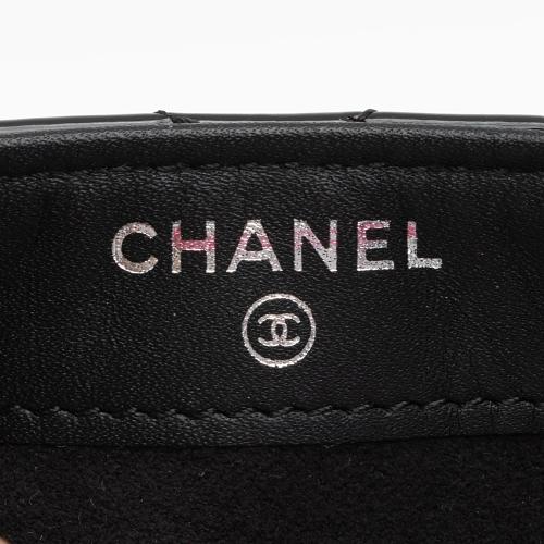 Chanel Patent Leather CC O-Mini Phone Clutch