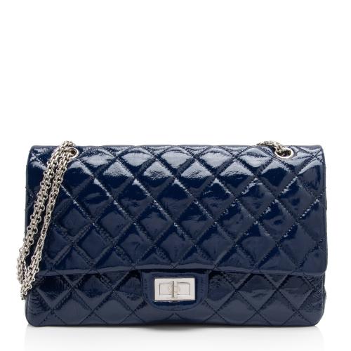 Chanel Patent Leather Calfskin Reissue 227 Double Flap Bag