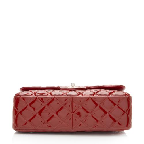 Chanel Patent Leather Classic Jumbo Double Flap Bag