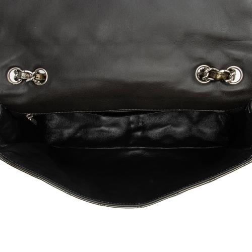 Chanel Patent Leather Classic Jumbo Single Flap Bag